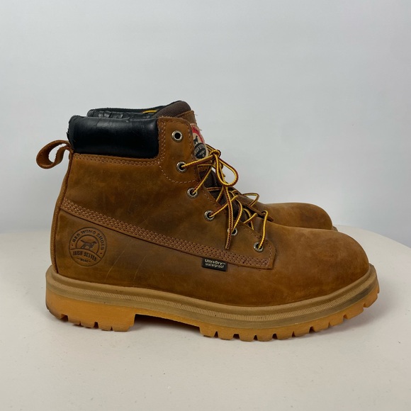 Irish Setter Red Wing 83613 Hopkins‎ 6” Tan Waterproof Leather Work Boots - Picture 7 of 13